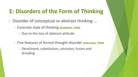 Disorders of Thoughts. - ppt download