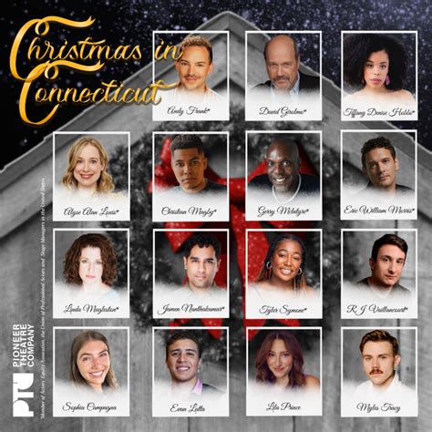 Meet the Cast & Creative Team for 'Christmas in Connecticut' - Pioneer Theatre Company