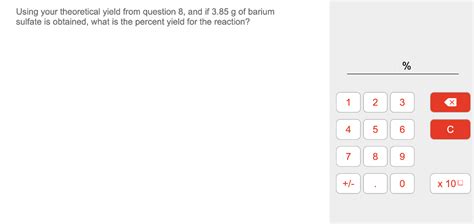 Solved For questions 7−10 : Consider the reaction of barium | Chegg.com