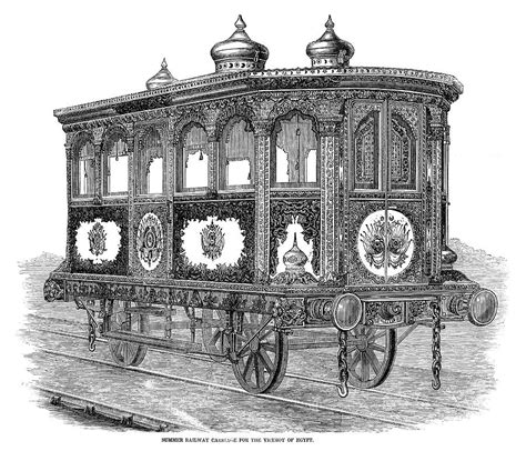 Railway Carriage, 1858 Painting by Granger - Pixels