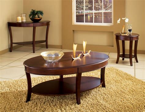 The cocktail table is constructed of the finest hardware solids and birch veneers, with a medium ...