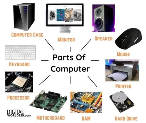 Basic Parts of Computer with Images, Functions of Computer Components ...