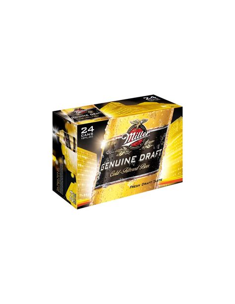 Miller Genuine Draft - 24 Bottles