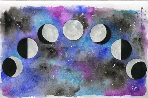 Moon Phases Drawing at GetDrawings | Free download