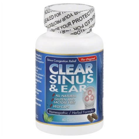 Clear Sinus & Ear Original Sinus Congestion Relief Capsules, 60 ct - Pick ‘n Save