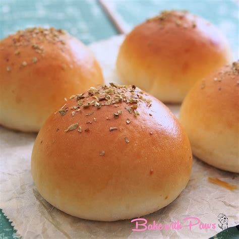 Stuffed Cheese Buns - BAKE WITH PAWS