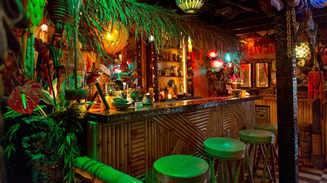 Hotel Tiki Bars: Tropical Escapes with Polynesian Flair