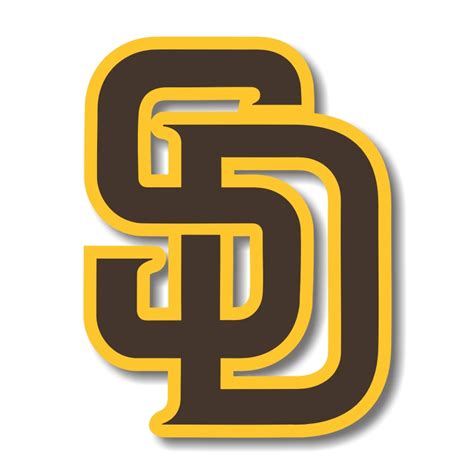 San Diego Padres "SD" Precision Cut Decal / Sticker