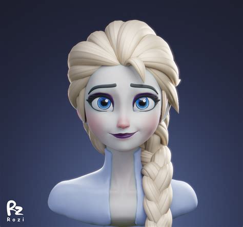 Elsa Frozen Fan Art - Finished Projects - Blender Artists Community