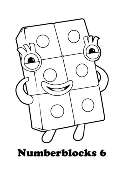 Numberblocks Coloring Pages Printable - Thekidsworksheet