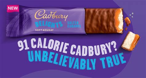 Cadbury chocolate new low-calorie range