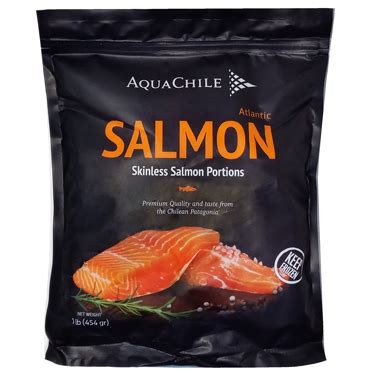 SuperMax | AQUACHILE SALMON PORTIONS 1 LB