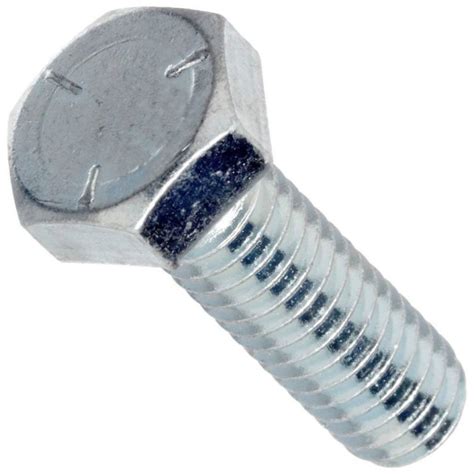 GRADE 5 HEX HEAD CAP SCREWS ZINC PLATED - COURSE THREAD (USS) - Bolts N ...