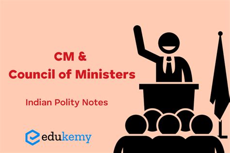 Chief Minister and Council of Minister - Indian Polity Notes