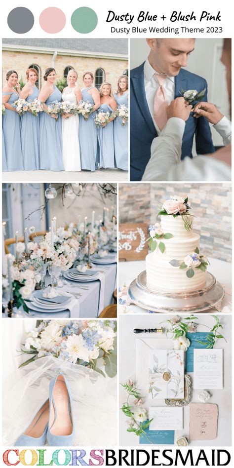 Top 8 Dusty Blue Wedding Themes for 2023 - ColorsBridesmaid