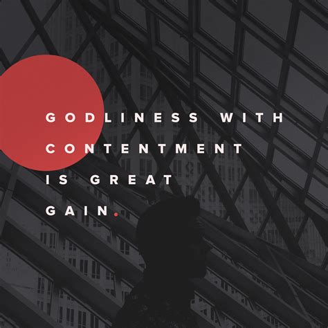 Godliness with contentment is great gain. - Sunday Social