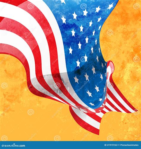 American flag design stock vector. Illustration of colors - 41919163