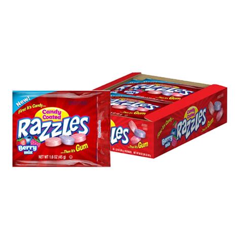 Razzles Berry Mix Candy/Gum 45g USA | USA Candy Factory