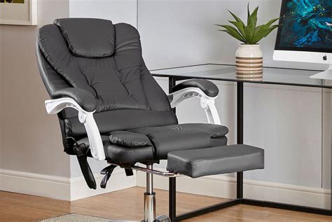 Leather Office Recliner Massage Chair Offer - Wowcher