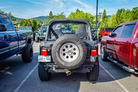 Modified Jeep CJ7 Soft Top editorial stock photo. Image of american ...