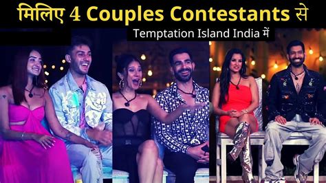 Temptation Island India: Meet 4 Couples Contestants in a Show! - YouTube