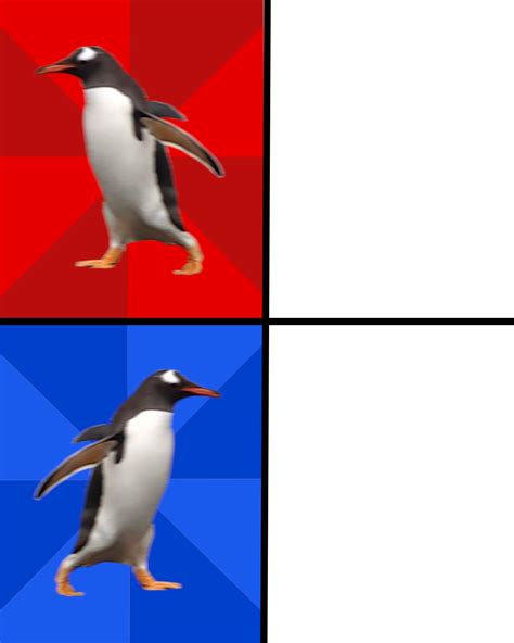 Penguin Blank Template - Imgflip