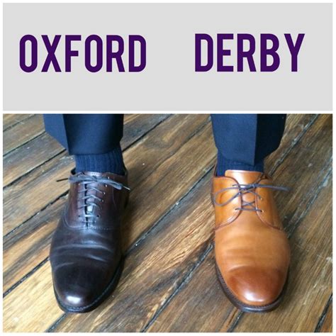 Oxford And Derby Shoes Difference In Look And Style