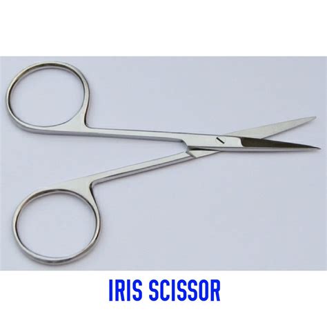 Stainless Steel Straight Iris Scissors, 95 Mm at Rs 145/piece in ...