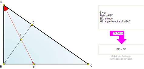 Educational Software Geometry classes, Problem 541: Right Triangle ...