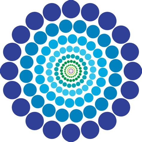 Blue Abstract Circle Pattern clip art - vector clip art online, royalty free & public domain ...