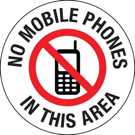 No Mobiles Allowed Sign - ClipArt Best