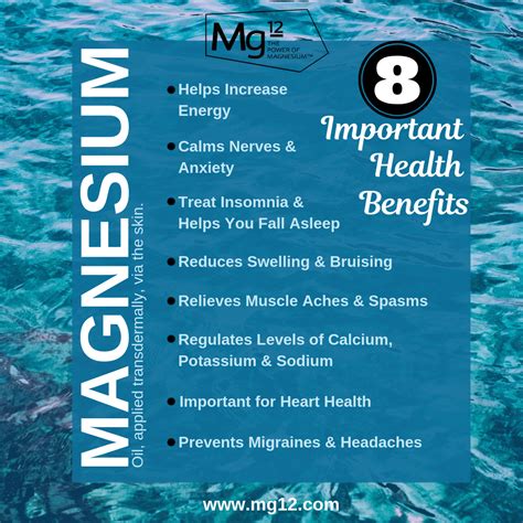 8 key health benefits of magnesium Benefits Of Magnesium Supplements, Best Magnesium Supplement ...