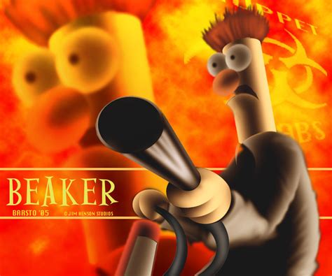 Beaker Muppets Fire