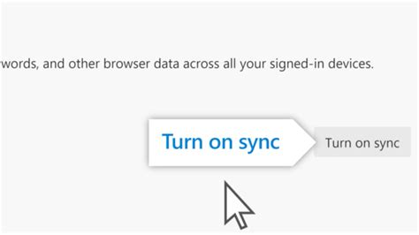 Microsoft Edge Sync