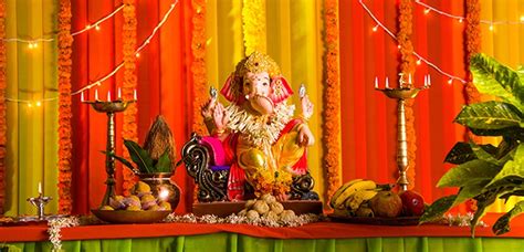 Share more than 139 home simple ganpati decoration - vova.edu.vn