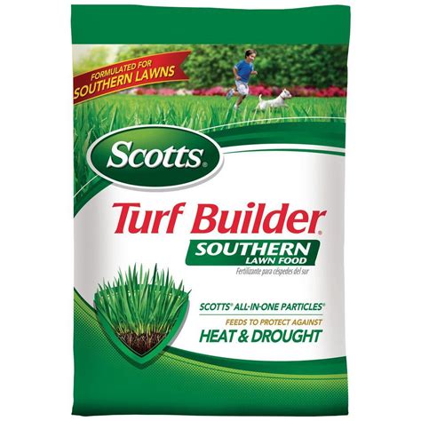 Scotts Turf Builder 10,000 sq. ft. Southern Lawn Fertilizer with 2% Iron-23410E - The Home Depot