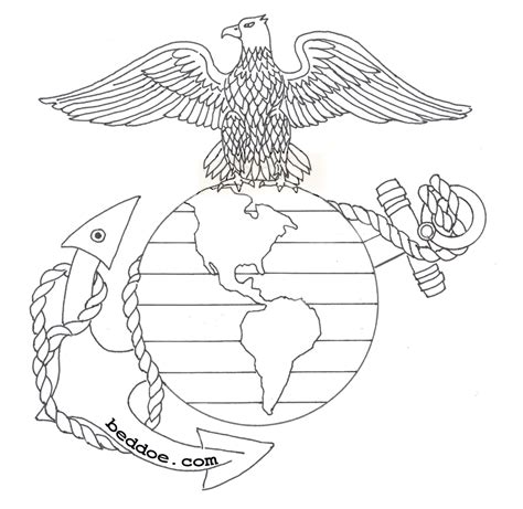 Usmc Eagle Globe And Anchor Drawings