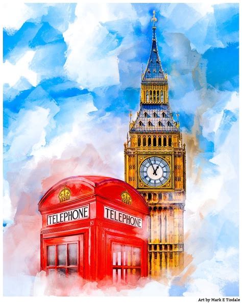 London Art Print - Classic British Style Design