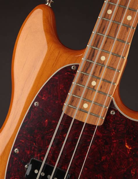 Fender Player Mustang Bass PJ Aged Natural | The Music Emporium