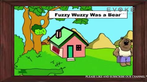 fuzzy wuzzy was a bear || English Poem - YouTube