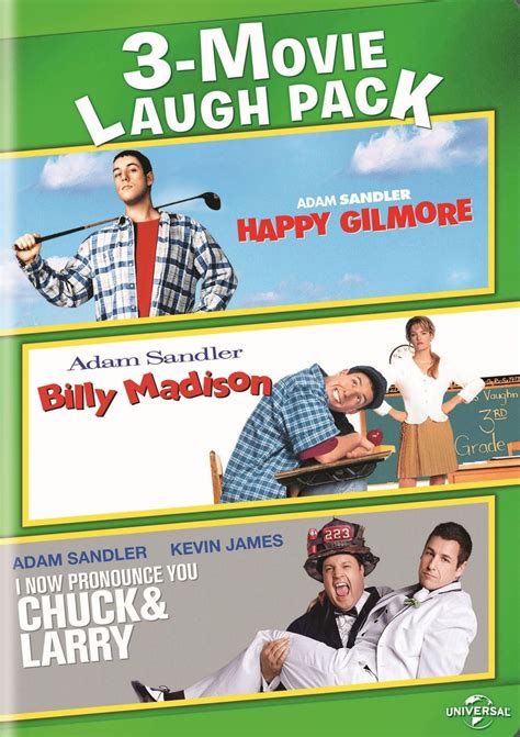 Best Buy: 3-Movie Laugh Pack: Happy Gilmore/Billy Madison/I Now ...