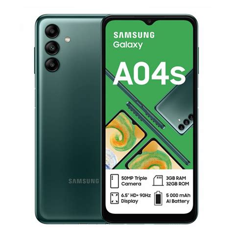 Samsung Galaxy A04s Dual Sim 32GB – Green – Rodneyselectronics.co.za