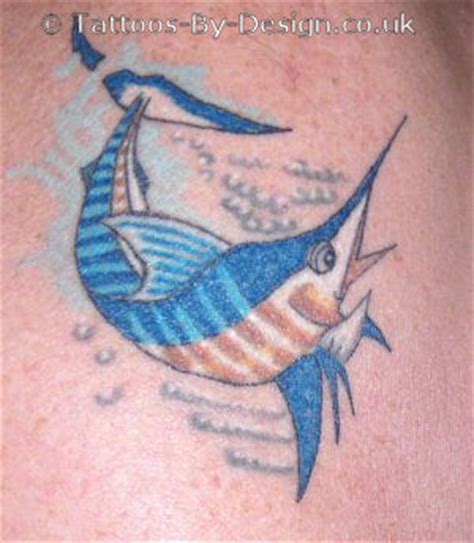 blue marlin Tattoo