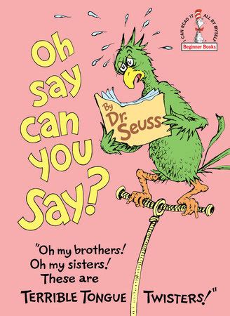 Oh, Say Can You Say? by Dr. Seuss: 9780394842554 | Brightly Shop