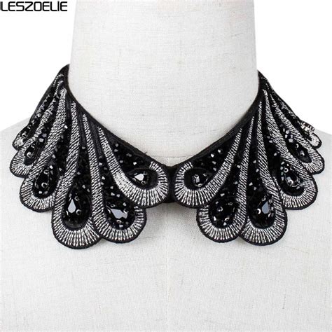 Women Luxury Pearl Detachable Collar For 2019 Neckwear Fashion Party ...