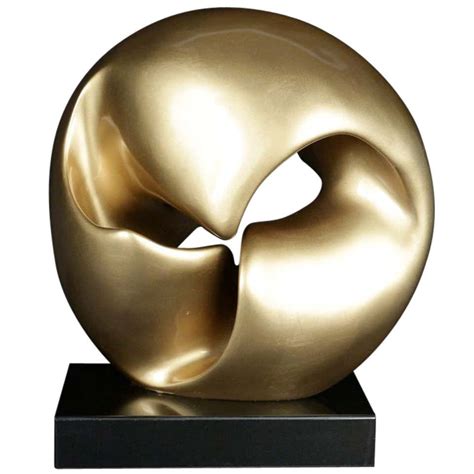 Contemporary Golden Sculpture at 1stDibs | golden sculptures