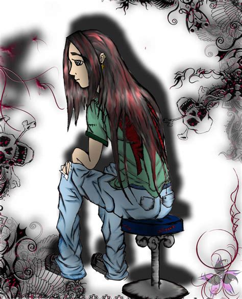 Emo Kid wit background by HisuiKaihane on DeviantArt