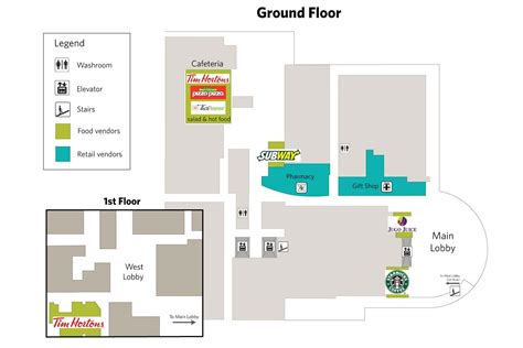 York Hospital Map Of Inside