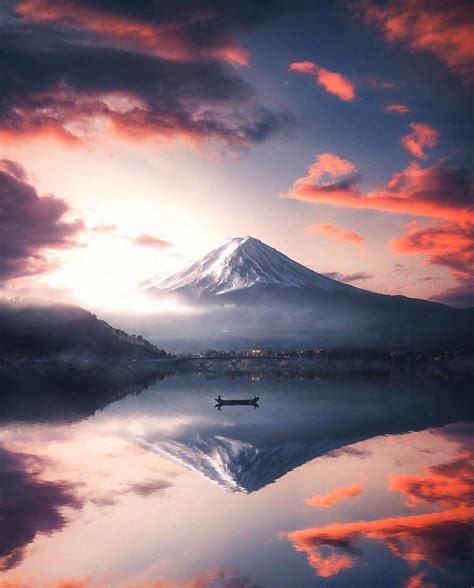 🔥 Mount Fuji Sunset : r/NatureIsFuckingLit