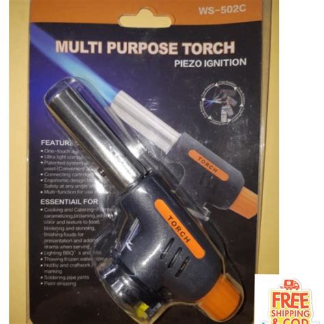 MULTI PURPOSE BUTANE BLOW TORCH COOKING CONSTRUCTION | Shopee Philippines